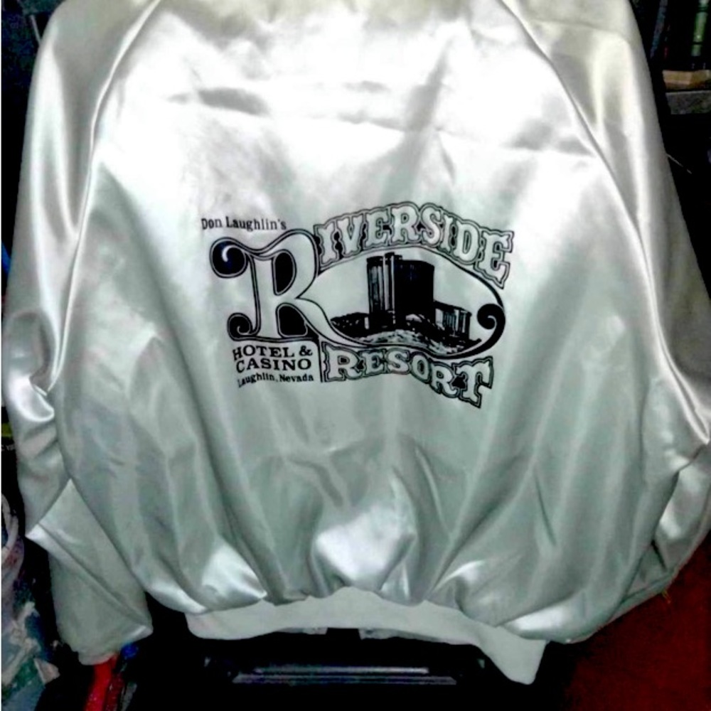 Don Laughlin’s Riverside Resort & Casino, vintage 80’s, satin bomber jacket